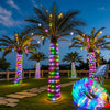 Solarbetriebene LED-Kerzenlichterkette