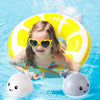 Whale Water Sprinkler Bath Toy with Glowing LED Lights