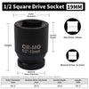 Heavy-Duty Square Drive Impact Socket Adapter Set