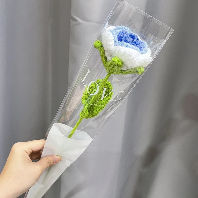 Handmade Crochet Carnation Flower Bouquet
