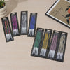 Spiral Birthday Cake Candles, Set of 6 Long Thin Decorative Candles for Cakes and Desserts