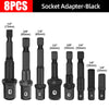 Socket Wrench Adapter & Reducer Kit (1/4" to 1/2" Drive)