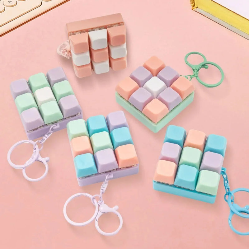 Mini Keyboard Fidget Keychain