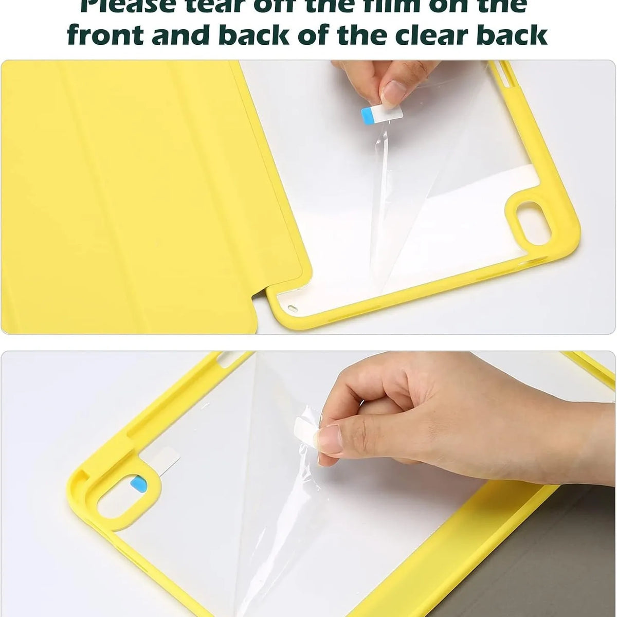 Slim Hybrid iPad Case with Pencil Holder and Tri-Fold Stand