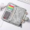 Adorable Highland Cow Long Wallet with Zipper Closure