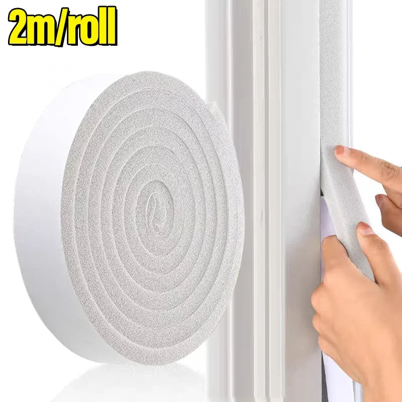 Self-Adhesive Foam Weather Stripping for Doors and Windows