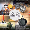 Verschiedene magnetische Haken und Werkzeuge für den Bau, zur Organisation von Arbeitsflächen und zum Aufhängen schwerer Gege