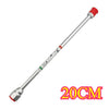 Silver airless paint sprayer extension pole with a red cap and a 20cm marking.