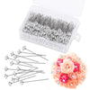 Crystal Diamond Pins for Bouquets & Corsages (100-Pack)