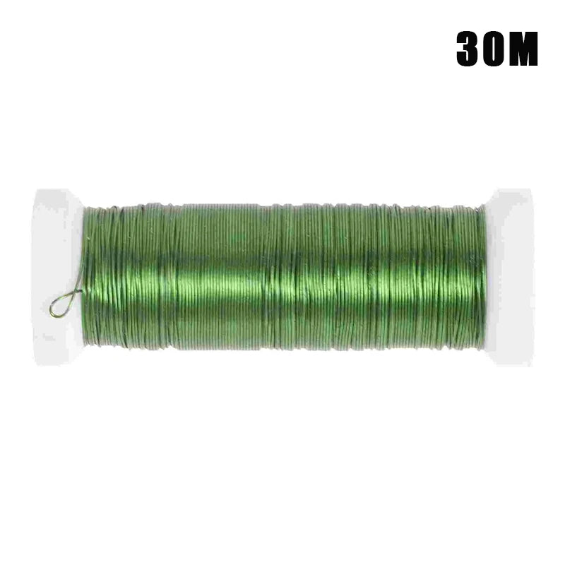 Florist Flower Wire Stems for DIY Crafts & Arrangements