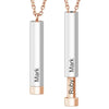 Hidden Message Slide Bar Necklace