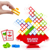 Balance Stacking Block Game with Cards & Challenges