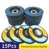 Zirconia Flap Discs for Angle Grinder (115mm, 4.5 Inch)