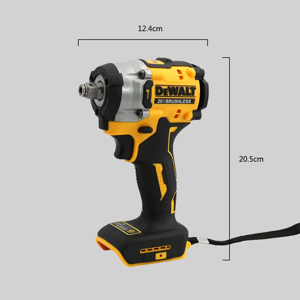 Brushless Cordless Impact Wrench with LED Light