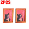 Cat Frame Fridge Magnets Set