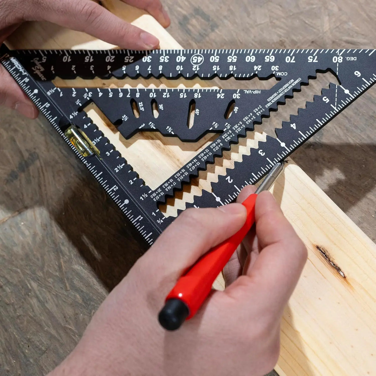 7-Inch Aluminum Speed Square with Dual Scale