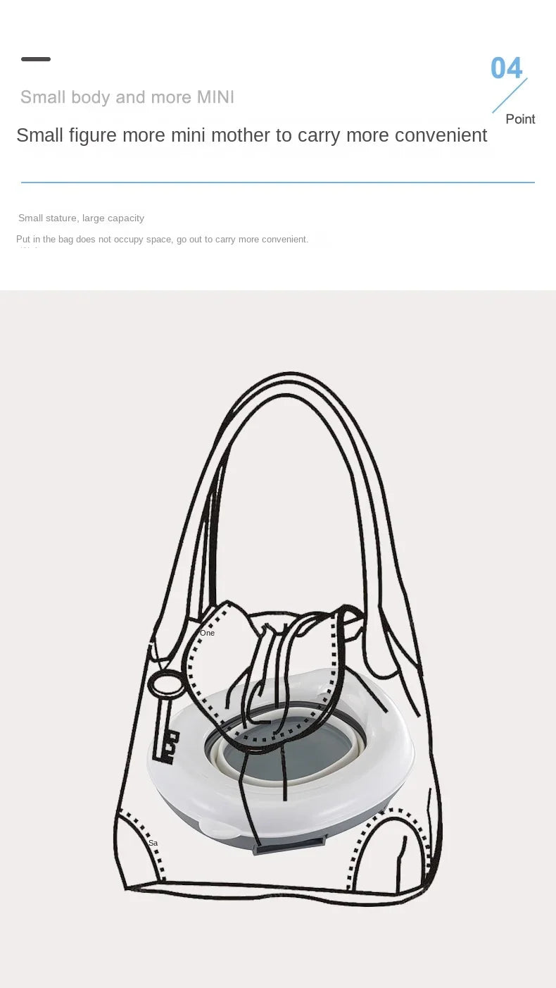 Foldable 3-in-1 Travel Potty for Kids with Disposable Bags