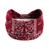 Bandeau Vintage à Motif Imprimé