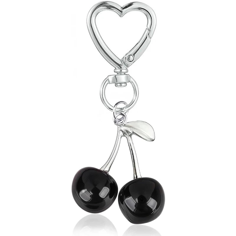 Cherry Bag Charm Keychain