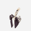 Elegant Bow Chain Bag Strap with Hanging Charm
