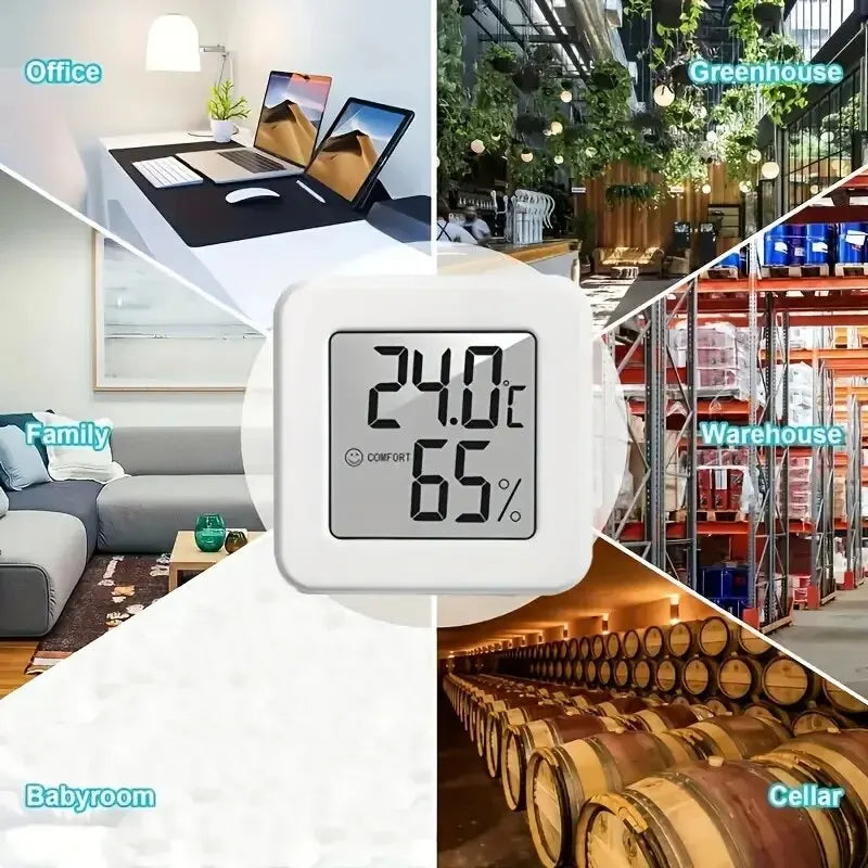 Termómetro e Higrómetro Digital Compacto para Interior