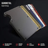 Slim RFID-Blocking Aluminum Wallet
