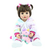 Lifelike Reborn Baby Girl Doll with Soft Silicone Body