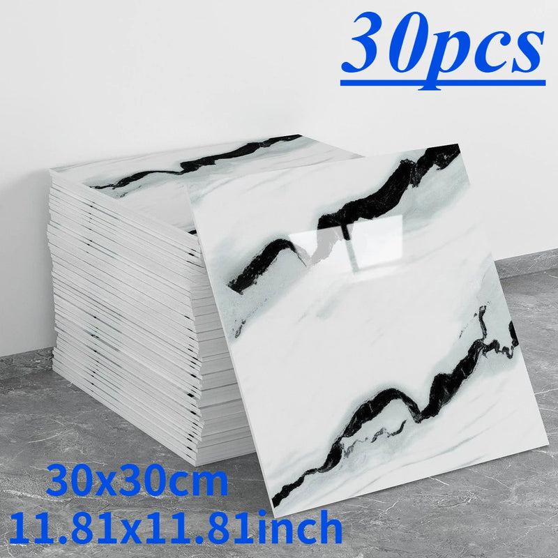 Peel-and-Stick Vinyl Floor Tiles