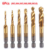 Metric Thread Tap Set - Titanium Coated HSS Drill Bits