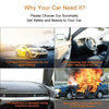 Folding Car Windshield Sun Shade with Storage Bag