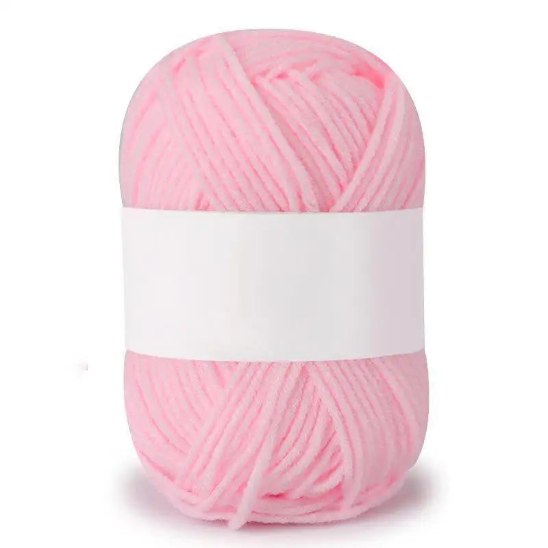 Soft Milk Cotton Knitting Yarn – Anti-Pilling 4ply Yarn for Crochet & Knitting