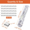 Compact Push Stapler with Reusable Clips