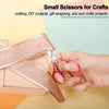 Compact Precision Scissors with Protective Cap