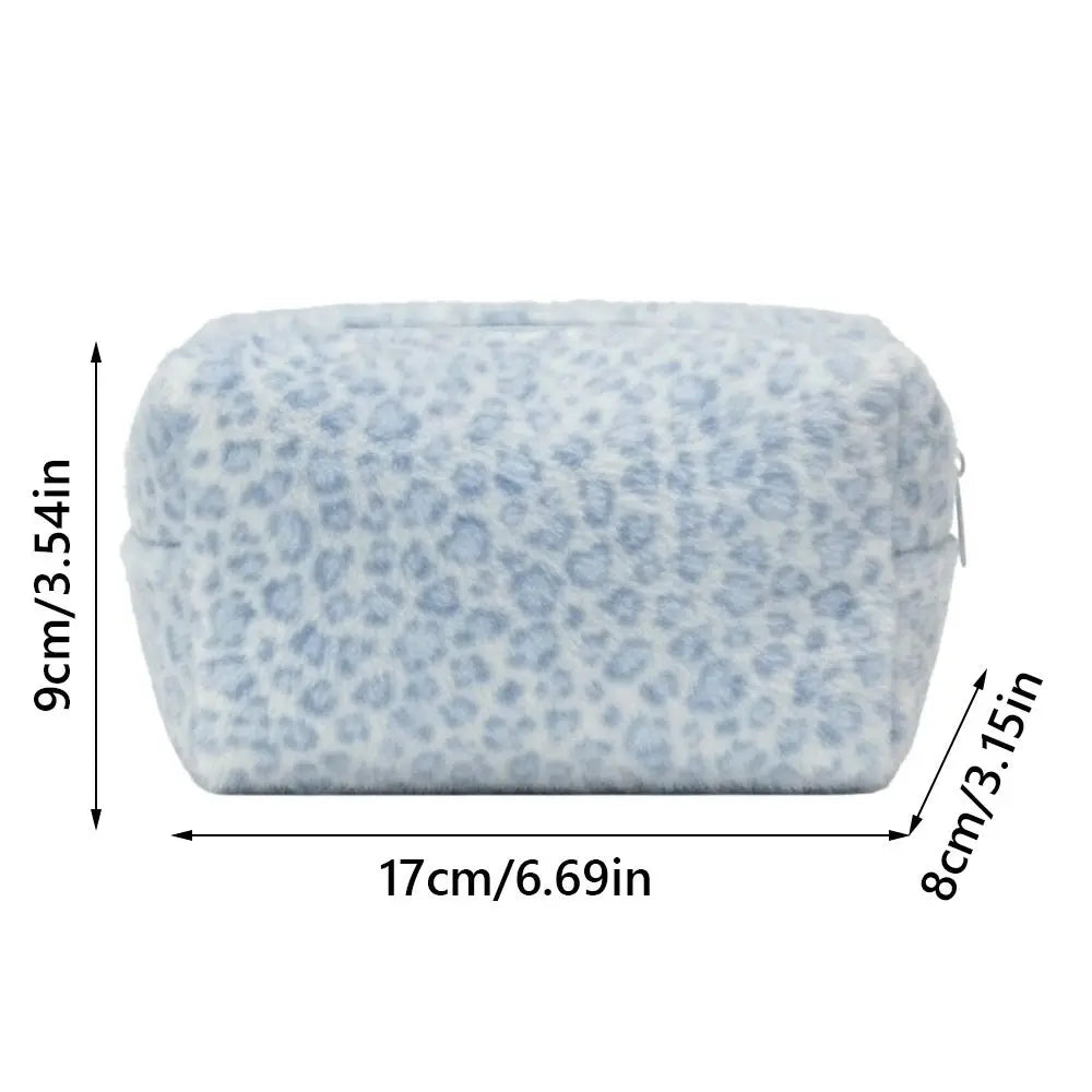 Quilted Floral Makeup Bag with Zipper Closure