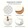 Exquisite carpet digital printing mat showing various features like skid-proof backing and moisture-proof layers