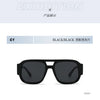 Retro Square Leopard Print Sunglasses for Women