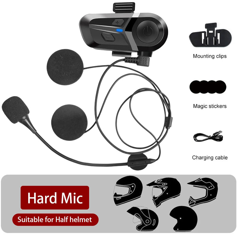 Bluetooth Motorcycle Helmet Headset