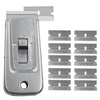 Stainless Steel Razor Scraper with Retractable Blade