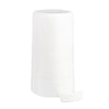 A white soap bar grinder and dispenser with a wall-mount option.