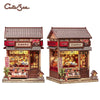 Book Nook DIY Wooden Miniature Kit with LED Lighting