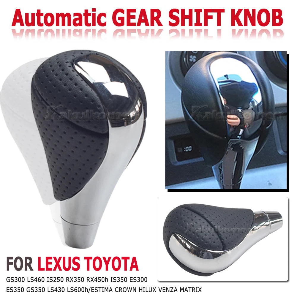 Premium Leather & ABS Automatic Gear Shift Knob