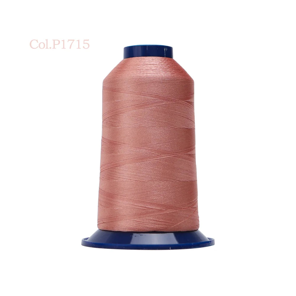 High-Tenacity Polyester Embroidery Thread (120D/2, 40wt) for Home & Industrial Machines