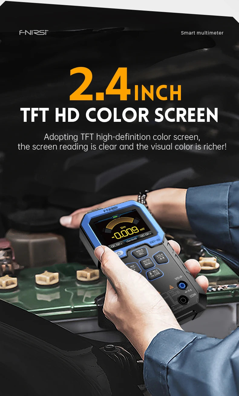 Professional Digital Multimeter with True RMS & Auto Range