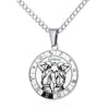 Collier Constellation du Zodiaque en Acier Inoxydable