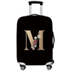 Gold Letter Series Elastic Luggage Cover
