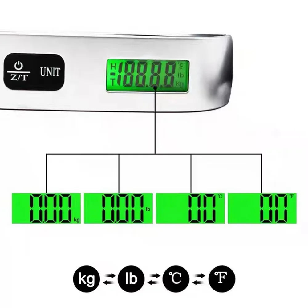 Portable Digital Luggage Scale with Hanging Hook