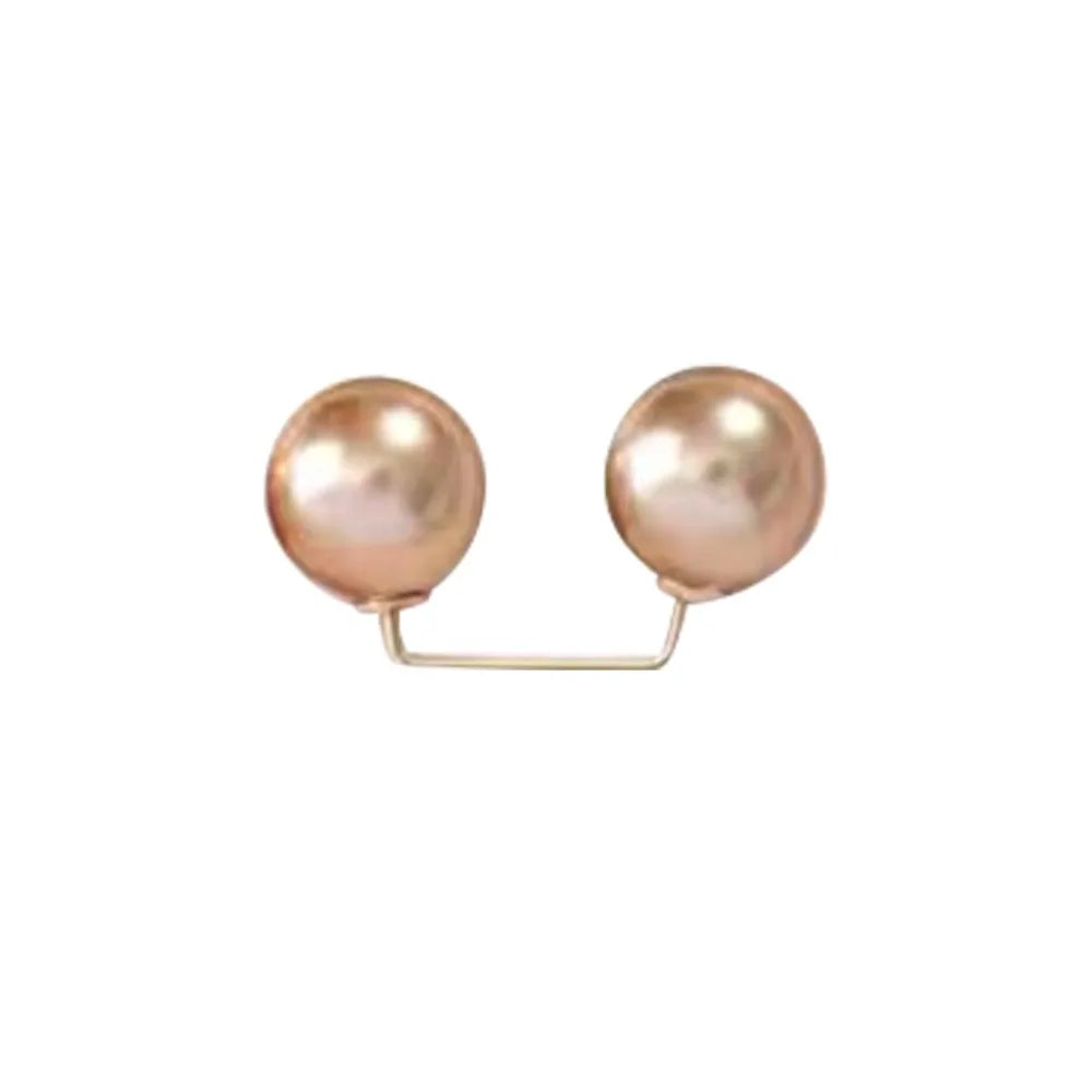 Pearl Brooch Pin Set – Versatile Double-Head Clips for Style and Function