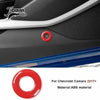 Red ABS material interior and exterior trim kit for Chevrolet Camaro