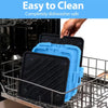 Microwave-Safe Silicone Toast & Sandwich Crisper