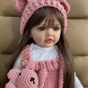 Lifelike Reborn Baby Girl Doll with Soft Silicone Body